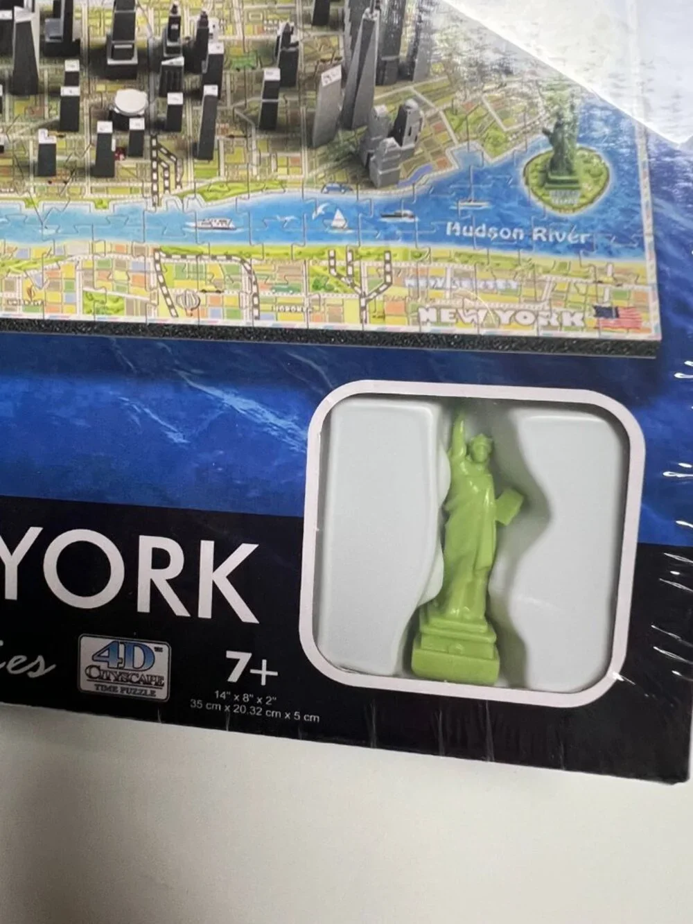 4D puzzle Cityscape Mini (193 Piece), New York city statue of liberty age 7 & up
